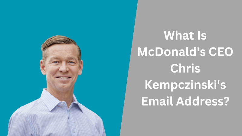 McDonald's CEO Chris Kempczinski's Email